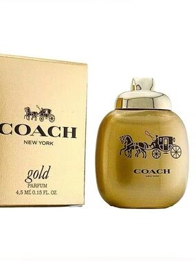 Coach Gold Parfum For Women 4.5 Ml Mini (Travel Size) NEW